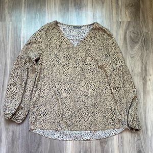 Cheetah Print Blouse